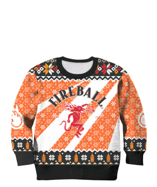 Fireball Whisky Ugly Christmas Sweater, Hoodie