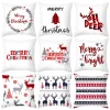 45cm Christmas Cushion Cover Navidad Merry Christmas Decorations For Home 2021