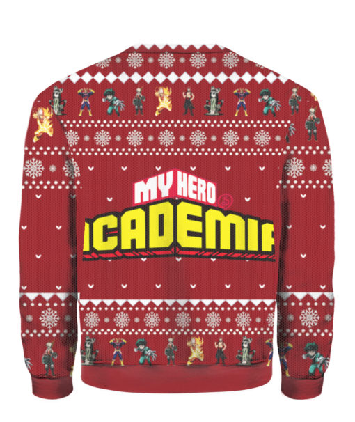 My Hero Academia Ugly Christmas Sweater Hoodie