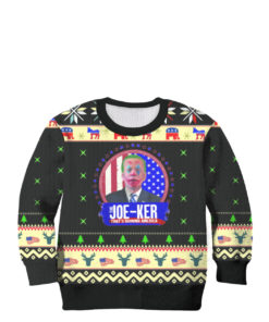 Joe Biden The Joe-Ker Joker Ugly Christmas Sweater