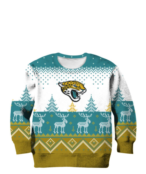 Jacksonville JaguarsBig Logo 2021 Knit Ugly Pullover Christmas Sweater