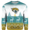 Jacksonville JaguarsBig Logo 2021 Knit Ugly Pullover Christmas Sweater