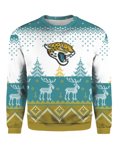 Jacksonville JaguarsBig Logo 2021 Knit Ugly Pullover Christmas Sweater