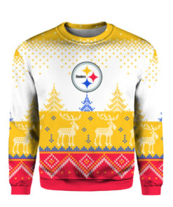 Pittsburgh Steelers Big Logo 2021 Knit Ugly Pullover Christmas Sweater