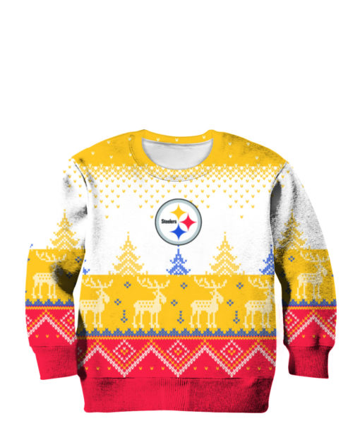 Pittsburgh Steelers Big Logo 2021 Knit Ugly Pullover Christmas Sweater