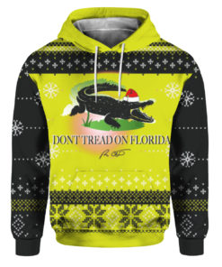 Dont tread on me Florida Alligator Ugly Christmas Sweater