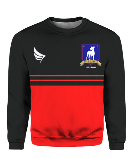 TED LASSO AFC RICHMOND CREST Red Crew neck Sweatshirt