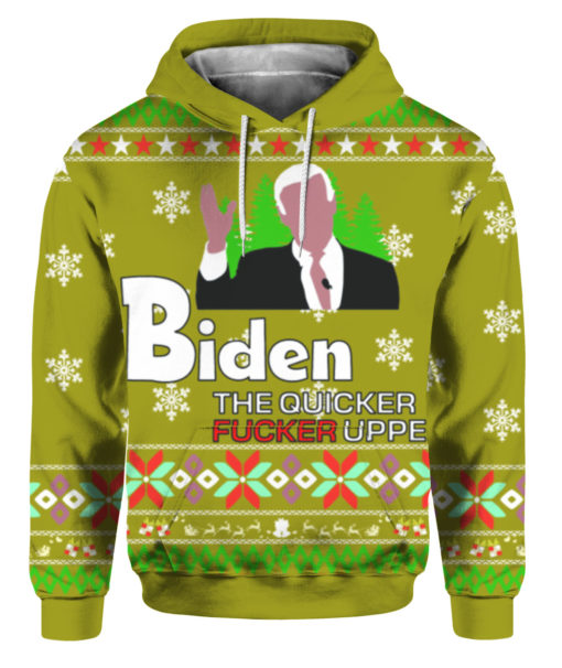 Joe Biden The Quicker Fucker Ugly Christmas Sweater