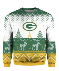 Green Bay Packers Big Logo 2021 Knit Ugly Pullover Christmas Sweater