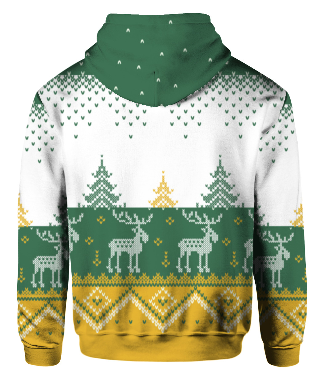 Green Bay Packers Snowflakes Reindeer Pattern Ugly Xmas Sweater For Men And  Women - YesItCustom