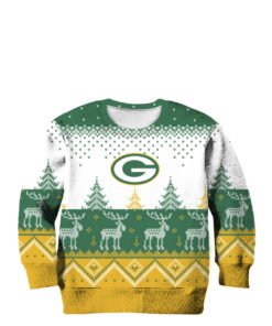 Green Bay Packers Big Logo 2021 Knit Ugly Pullover Christmas Sweater