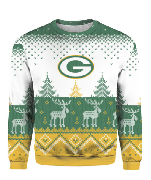 Green Bay Packers Big Logo 2021 Knit Ugly Pullover Christmas Sweater