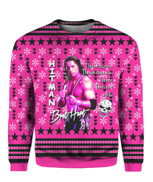 WWE Bret Hart Ugly Christmas Sweater