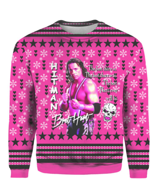 WWE Bret Hart Ugly Christmas Sweater