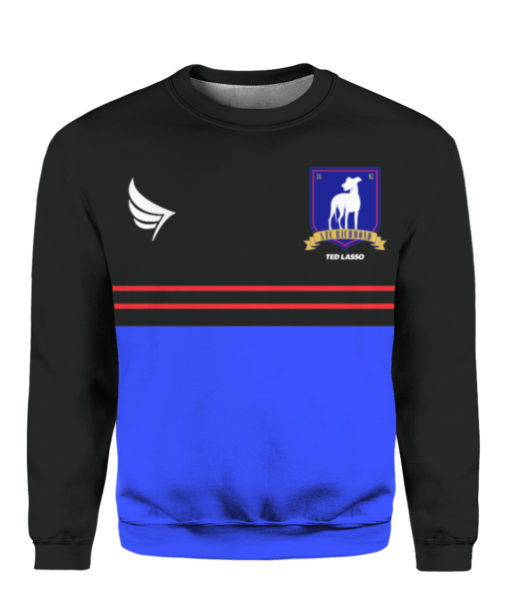 TED LASSO AFC RICHMOND CREST BLue Crew neck Sweatshirt