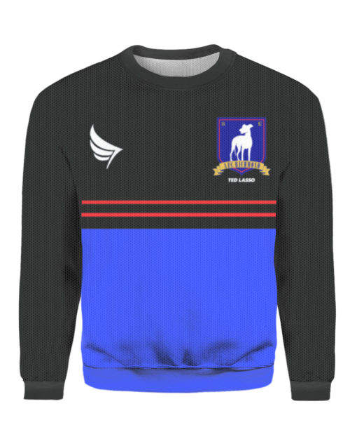 TED LASSO AFC RICHMOND CREST BLue Crew neck Sweatshirt