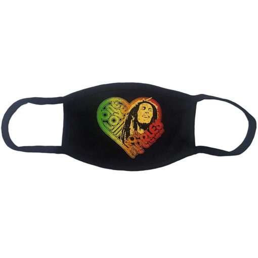 BOB MARLEY One Love Heart Face Mask