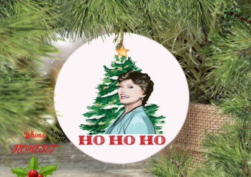 Christmas Golden Girls Blanche Devereaux Ho Ho Ho ornament