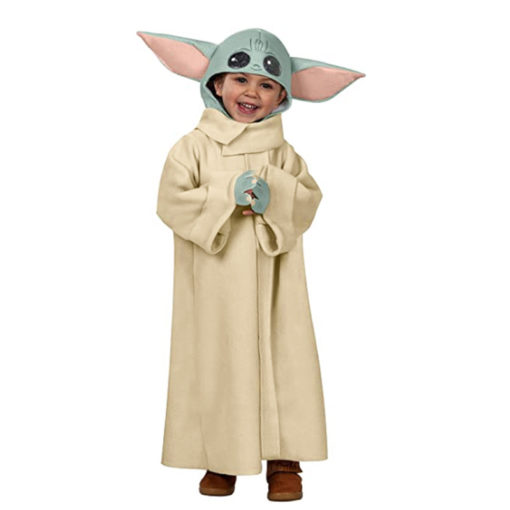 Cute Yoda Baby Costume Christmas Carnival Party Cosplay Clothing New Year Kids Anime Cosplay Funny Xmas Gift 2