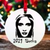 Funny 2021 Sucks Buffy Vampire Slayer Christmas Ornament 1