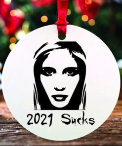 Funny 2021 Sucks Buffy Vampire Slayer Christmas Ornament 1