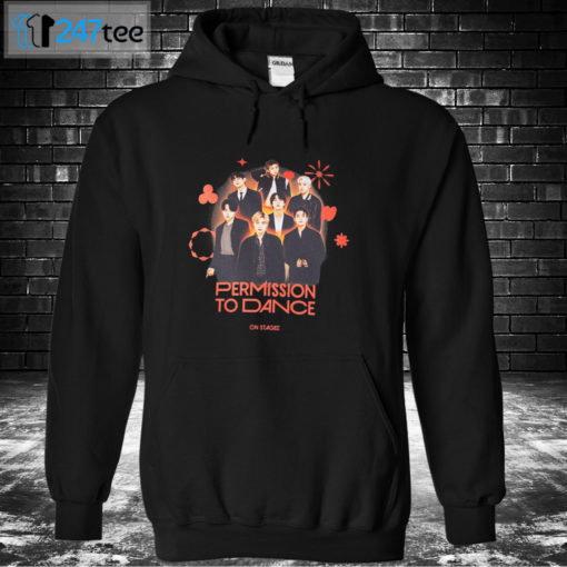 Hoodie BTS Permission to Dance On Stage T shirt