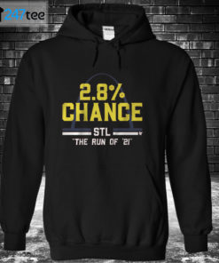 Hoodie ST. LOUIS 2.8 CHANCE Stl the run of 2021 Shirt