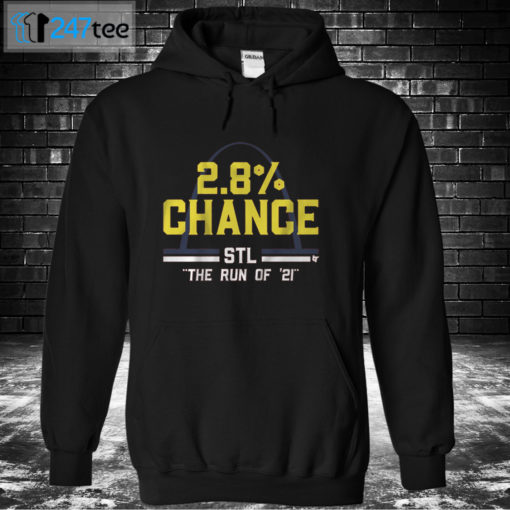 Hoodie ST. LOUIS 2.8 CHANCE Stl the run of 2021 Shirt