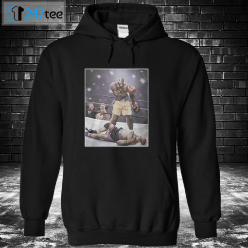 Hoodie Shaquille ONeal knocked out Charles Barkley Shirt