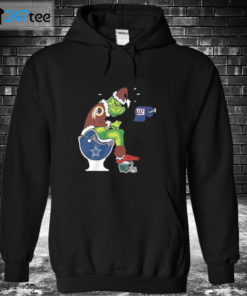 Hoodie The Grinch Washington Football Team Shit On Toilet Dallas Cowboys Christmas Sweatshirt T shirt