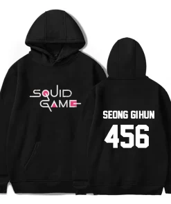 Korean Squid Game Hoodie Sweatshirt Unisex Cotton Tracksuit Cosplay Halloween Costume 2