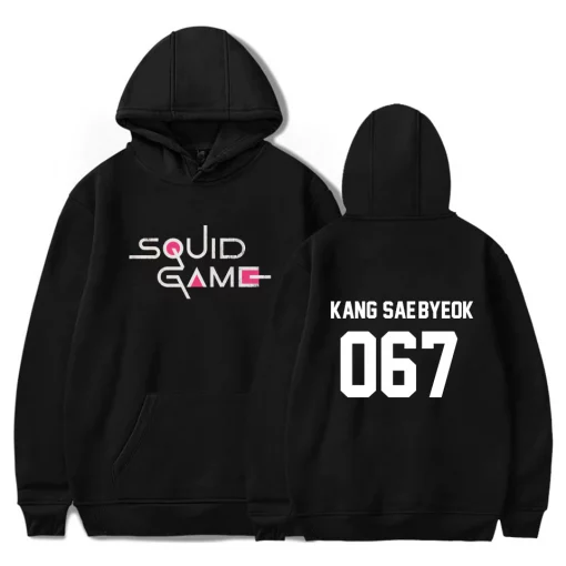 Korean Squid Game Hoodie Sweatshirt Unisex Cotton Tracksuit Cosplay Halloween Costume 5