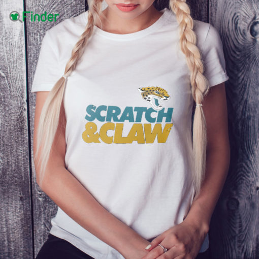 Ladies Shirt Jacksonville Jaguars Hometown Scratch Claw T Shirt