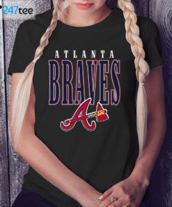 Ladies Tee Atlanta Braves Retro 1990s MLB T shirt