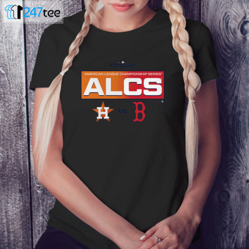 Ladies Tee Houston Astros vs Boston Red Sox 2021 ALCS Matchup Batters Box T Shirt Sweatshirt Hoodie