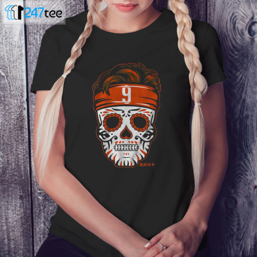 Ladies Tee JOE BURROW SUGAR SKULL Shirt