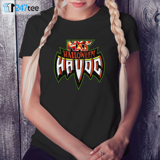 Ladies Tee NXT Halloween Havoc 2021 Logo T Shirt