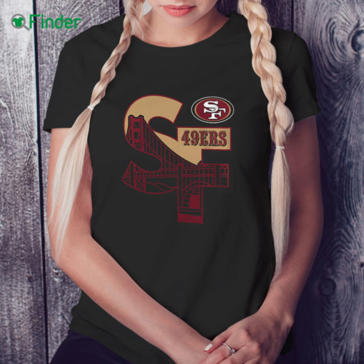 Ladies Tee San Francisco 49ers Scarlet Hometown T Shirt