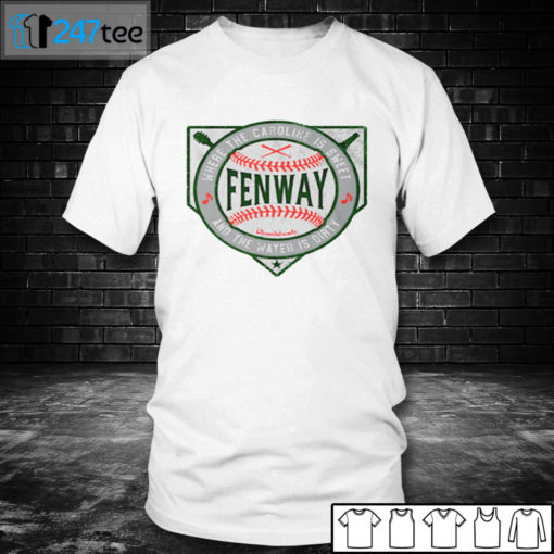 Men T shirt Fenway where the caroline is sweet and the water is Dirty Shirt