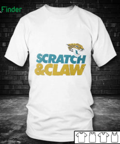 Men T shirt Jacksonville Jaguars Hometown Scratch Claw T Shirt