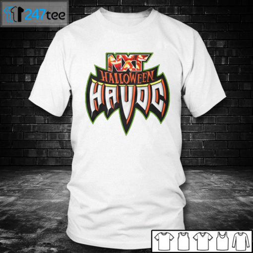 Men T shirt NXT Halloween Havoc 2021 Logo T Shirt