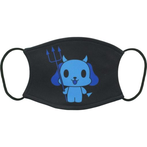 OSAKA POPSTAR Blue Devil Dog Face Mask