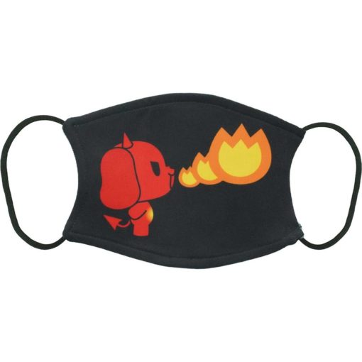 OSAKA POPSTAR Devil Dog Fire Face Mask