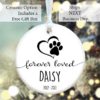 Personalized Forever Loved Pet Memorial Christmas Ornament 1