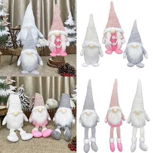 Santa Claus Christmas Doll Merry Christmas Decorations for Home Elk Christmas Ornaments Xmas Tree Decor 2021