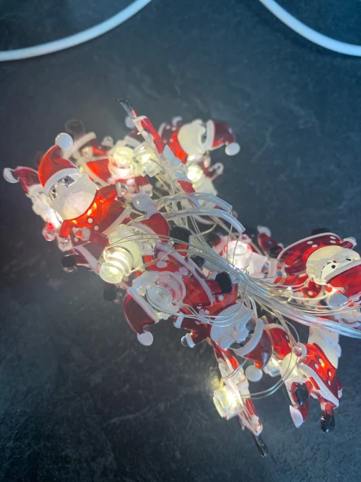 Snowman Christmas Tree LED Garland String Light merry Christmas decorations for home 2021