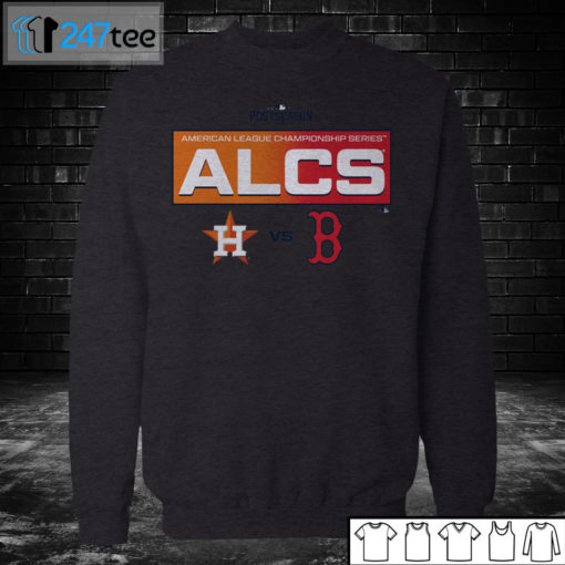 Sweatshirt Houston Astros vs Boston Red Sox 2021 ALCS Matchup Batters Box T Shirt Sweatshirt Hoodie