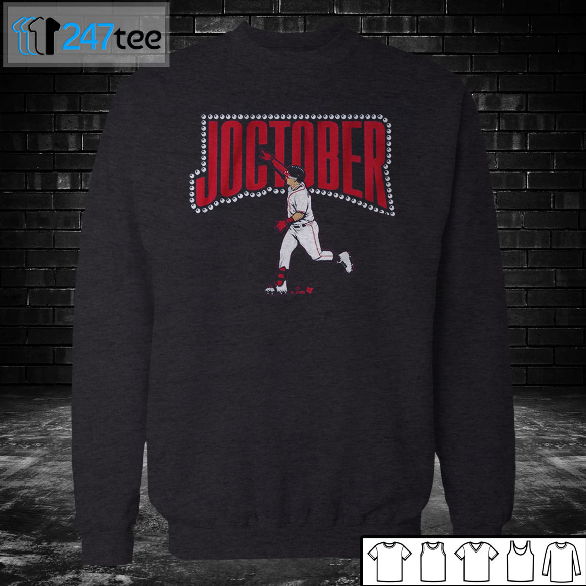 Sweatshirt JOC PEDERSON JOCTOBER T shirt Sweatshirt JOC PEDERSON JOCTOBER T shirt