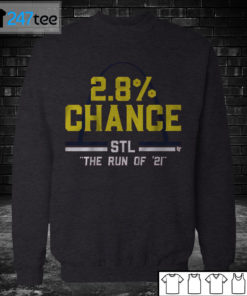 Sweatshirt ST. LOUIS 2.8 CHANCE Stl the run of 2021 Shirt