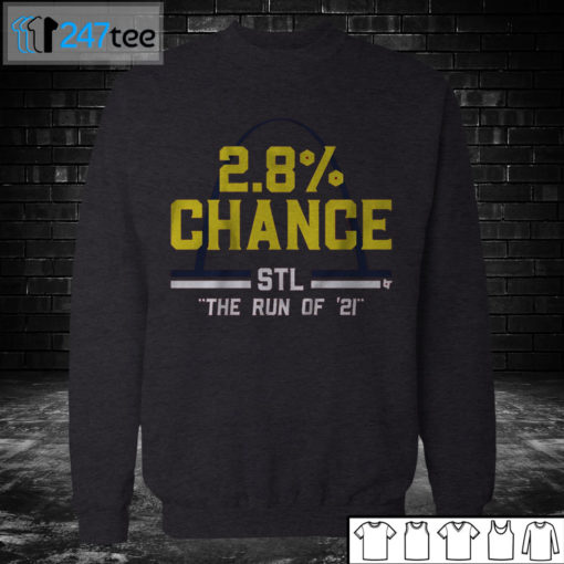 Sweatshirt ST. LOUIS 2.8 CHANCE Stl the run of 2021 Shirt